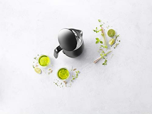 Bouilloire Électrique ZWILLING ENFINIGY Inox Noir, 1,5 L, Anti-Calcaire & SécuritéAnti-Ébullition
