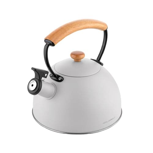 Bouilloire Sifflante Brillo Inox 2,5 L Gris Clair Thé Café