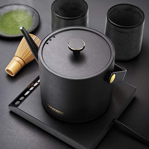 Bouilloire électrique Mizu 0,5 L - Glisser libre 360° - 7 températures - Acier inoxydable - Sécurité surchauffe - Sans B
