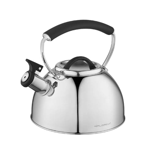 Bouilloire Sifflante Brillo Inox 2,5 L Gris Clair Thé Café