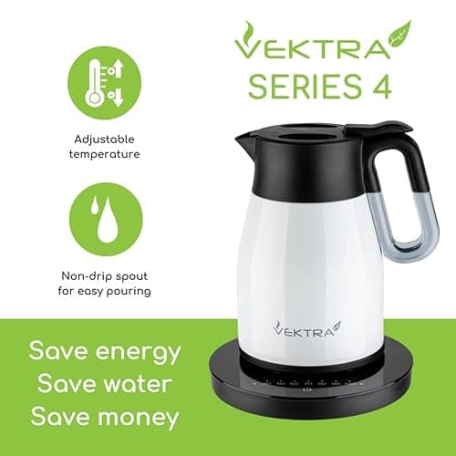 <think>
Okay, the user wants me to revise the product title for Vektra Series 4 electric kettle. The original title is i