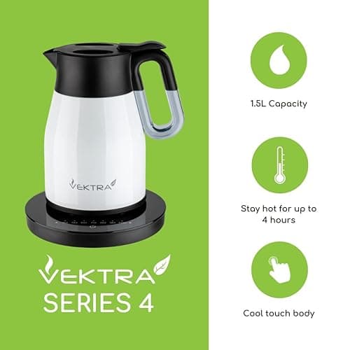 <think>
Okay, the user wants me to revise the product title for Vektra Series 4 electric kettle. The original title is i
