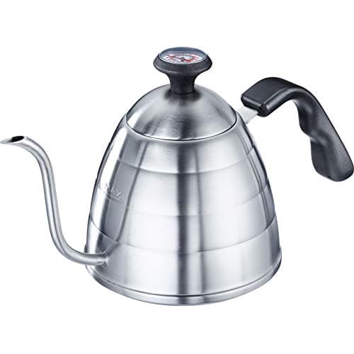 Westmark Brasilia Plus Carafe à Eau avec Thermomètre et Bras de Cygne, Compatible Induction, Acier Inoxydable 18/8, 2458