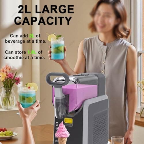 Machine à granités Haascold Commerciale pour Usage Domestique - Machine à granités pour Glaces Molles, granités et Cockt