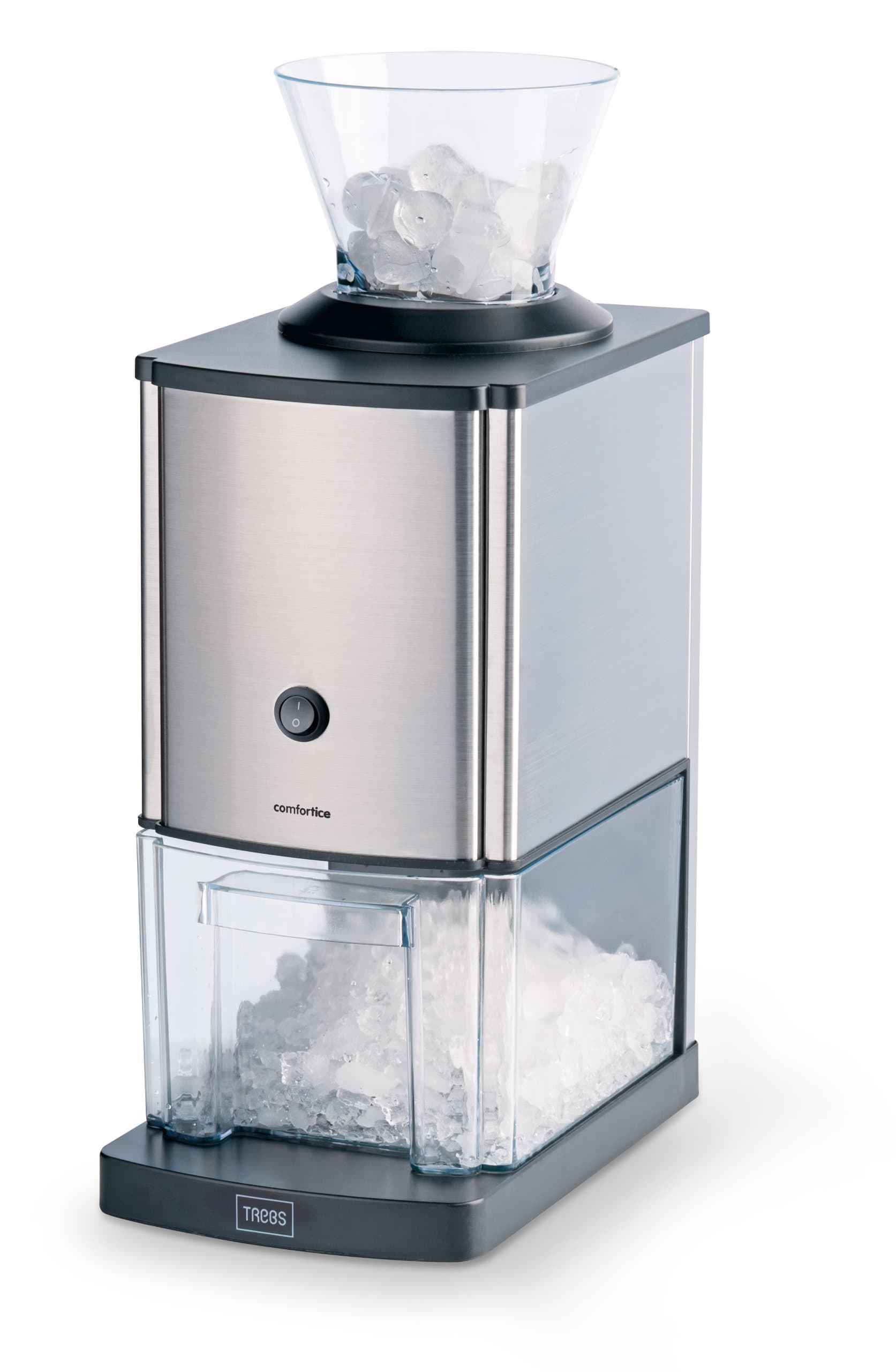 Broyeur à glace Trebs 3 litres inoxydable, 80 watts (1 kg/minute)