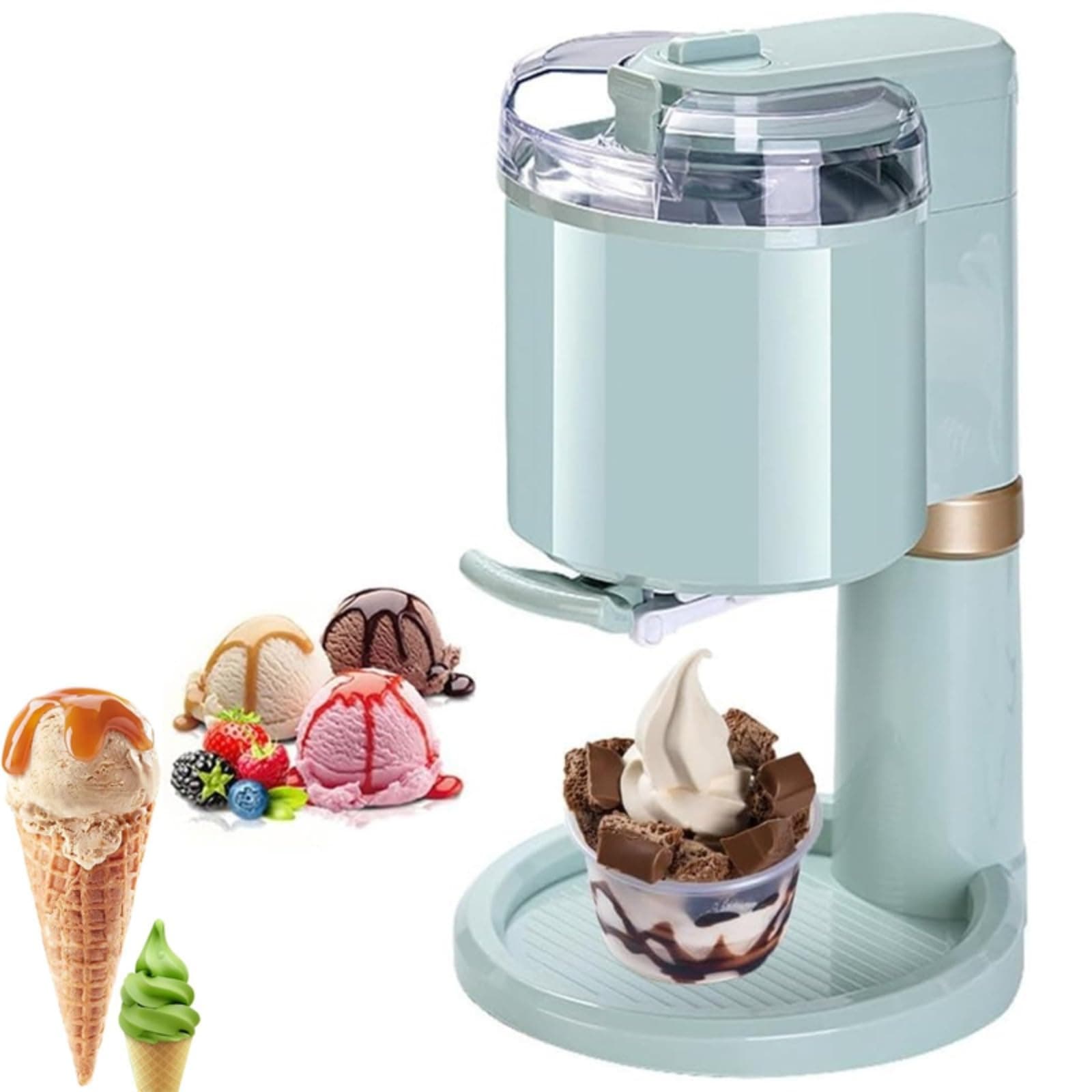 Machine à Glace Générique Portatile et Facile À Manipuler, Entirement Automatique, Turbine à Glace pour Particuliers